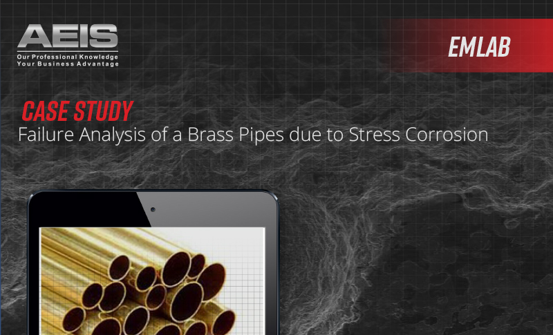Failure Analysis of a Brass Pipes due to Stress Corrosion
